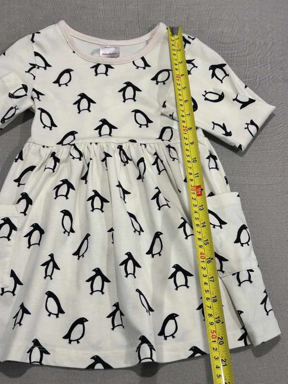 Hanna Andersson Cotton Penguin Dress Toddler Girls Size 3
